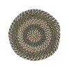 Table Mat Versa Blue White Textile Water hyacinth 38 cm