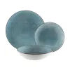 Tableware Versa Blue Porcelain 18 Pieces