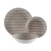 Tableware Versa Grey Porcelain 18 Pieces