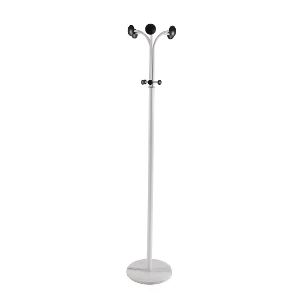 Coat Rack Versa Veko White Metal