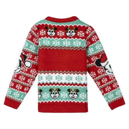 Vaikiškas megztinis Mickey Mouse Raudona Kalėdos 7 metų