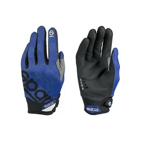 Men's Driving Gloves Sparco MECA 3 Sininen Koko L