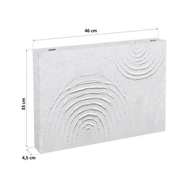 Decorative box Versa Paper MDF Wood