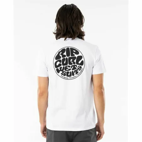Футболка с коротким рукавом мужская Rip Curl CTEST9-1000 Белый (S)