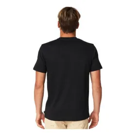Vīriešu Krekls ar Īsām Piedurknēm Rip Curl CTEVA5-90 Melns (S)