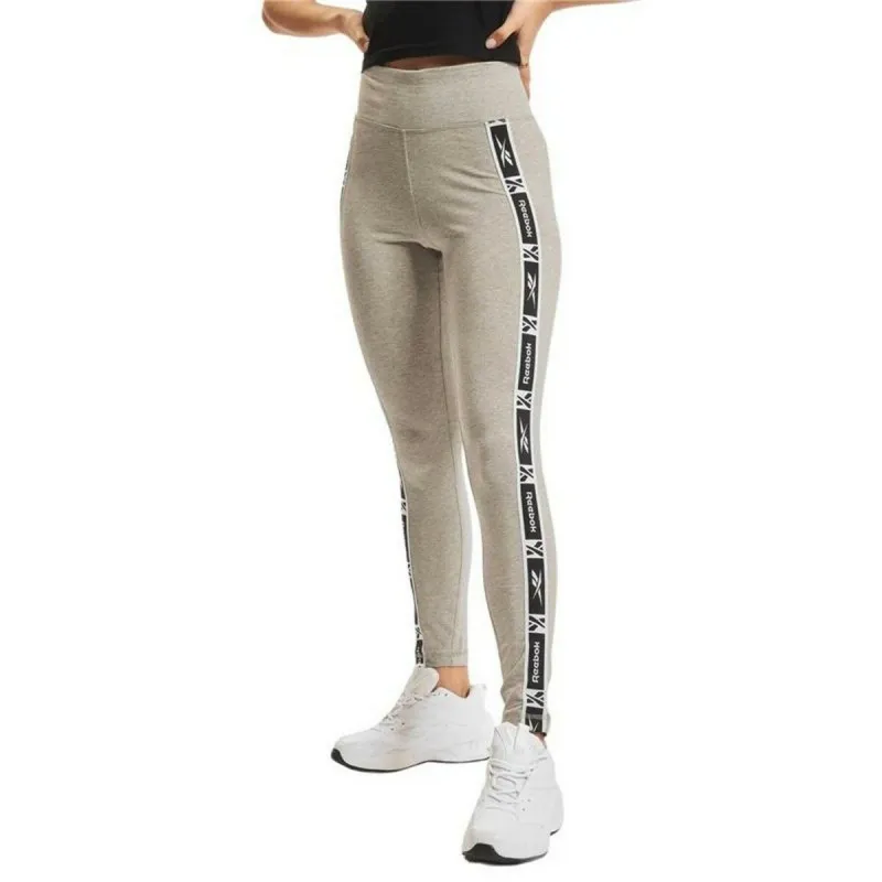 Naisten urheilulegginsit Reebok Tape W Harmaa