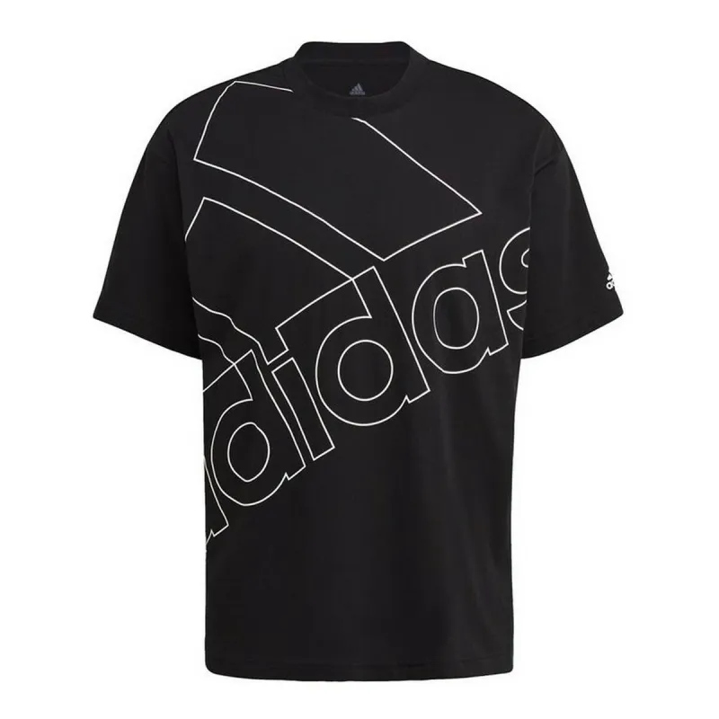 Футболка с коротким рукавом мужская Adidas GK9422 Чёрный (M)