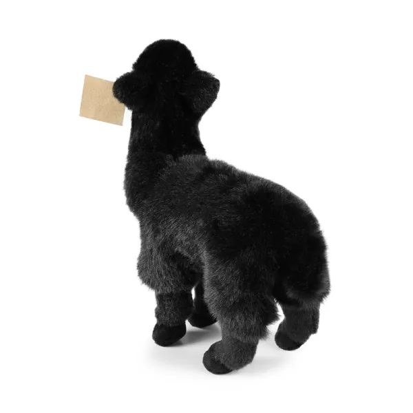 Rappa - Plush Realistic Black Llama 23 cm Eco-Friendly