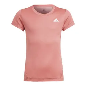 Детский Футболка с коротким рукавом Adidas GM8405 Лососевый
