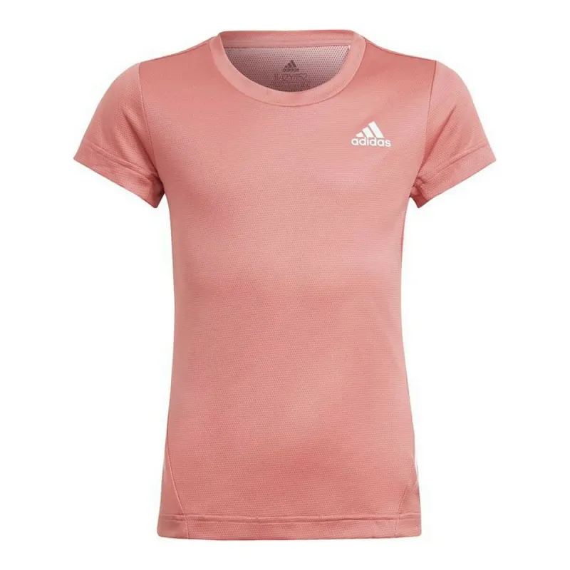 Vaikiška Marškinėliai su trumpomis rankovėmis Adidas GM8405 Lašišos raudonumo spalva