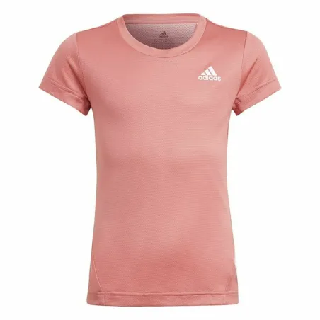 Vaikiška Marškinėliai su trumpomis rankovėmis Adidas GM8405 Lašišos raudonumo spalva