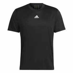 Футболка с коротким рукавом мужская Adidas HN8506 Чёрный (XS)