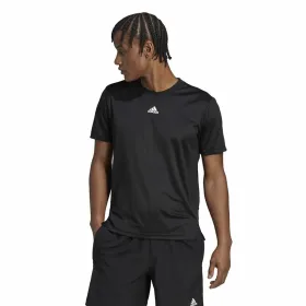 Футболка с коротким рукавом мужская Adidas HN8506 Чёрный (XS)