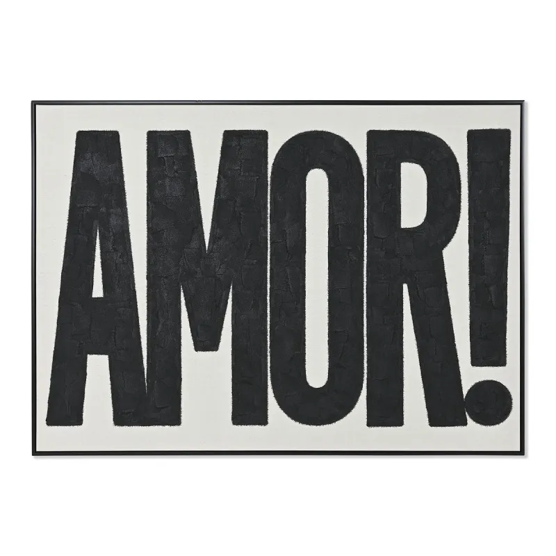 Drobė Home ESPRIT Amor! polistirenas Drobė 103 x 4,5 x 143 cm