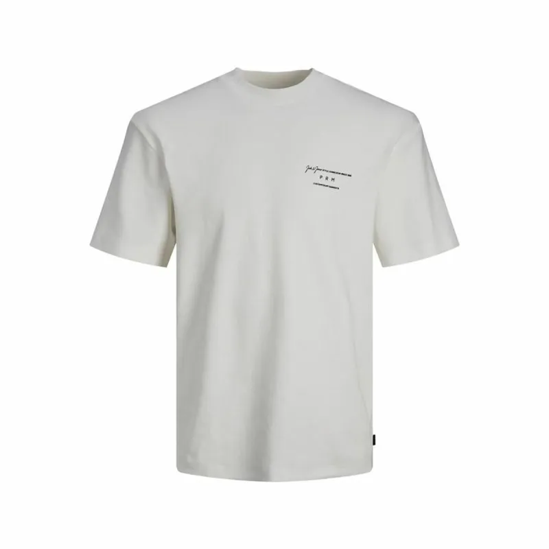 Футболка с коротким рукавом мужская Jack & Jones 12245400-177707 Белый (M)