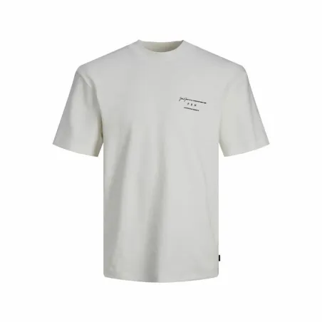 Футболка с коротким рукавом мужская Jack & Jones 12245400-177707 Белый (M)