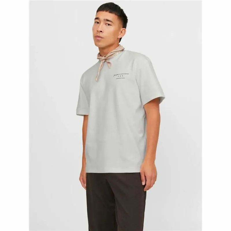 Футболка с коротким рукавом мужская Jack & Jones 12245400-177707 Белый (M)