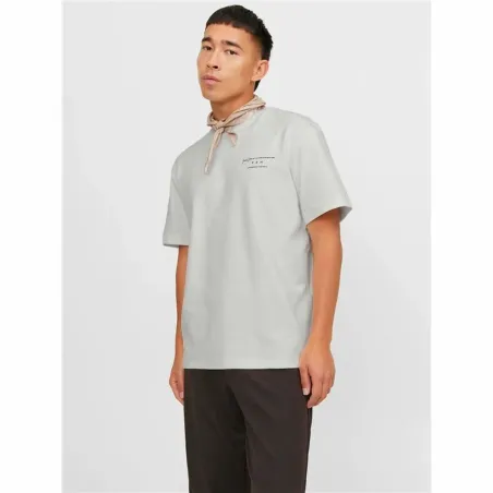Футболка с коротким рукавом мужская Jack & Jones 12245400-177707 Белый (M)
