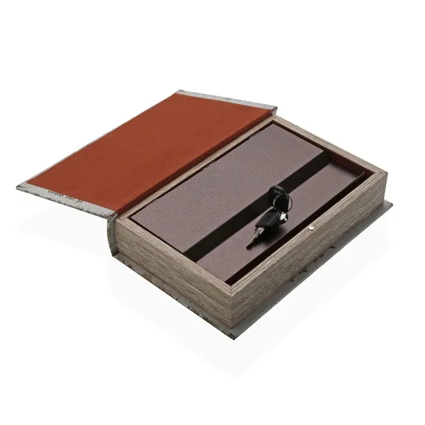 Decorative box Versa Canvas MDF Wood Tree Book