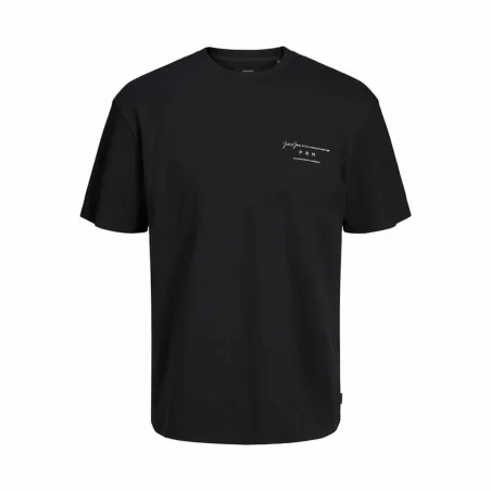 Футболка с коротким рукавом мужская Jack & Jones 12245400-178012 Чёрный (S)