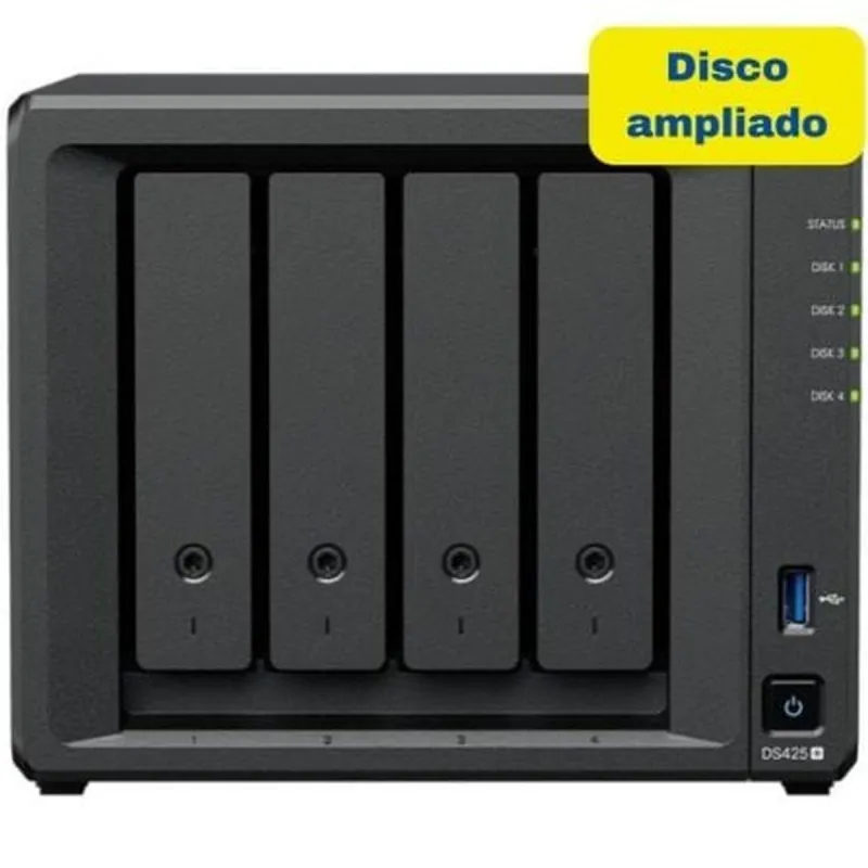 Сетевое системное хранилище данных Synology DS425+ 16TB Чёрный Intel Celeron J4125
