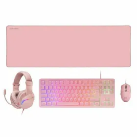 Gaming-paketti Mars Gaming MCPRGB3PES Espanjalainen Qwerty