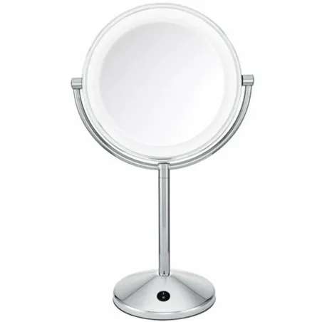 Magnifying Mirror with LED Babyliss 9436E Steel Stainless steel Double-sided