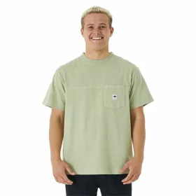 Vīriešu Krekls ar Īsām Piedurknēm Rip Curl 03LMTE-3396 Zils (M)