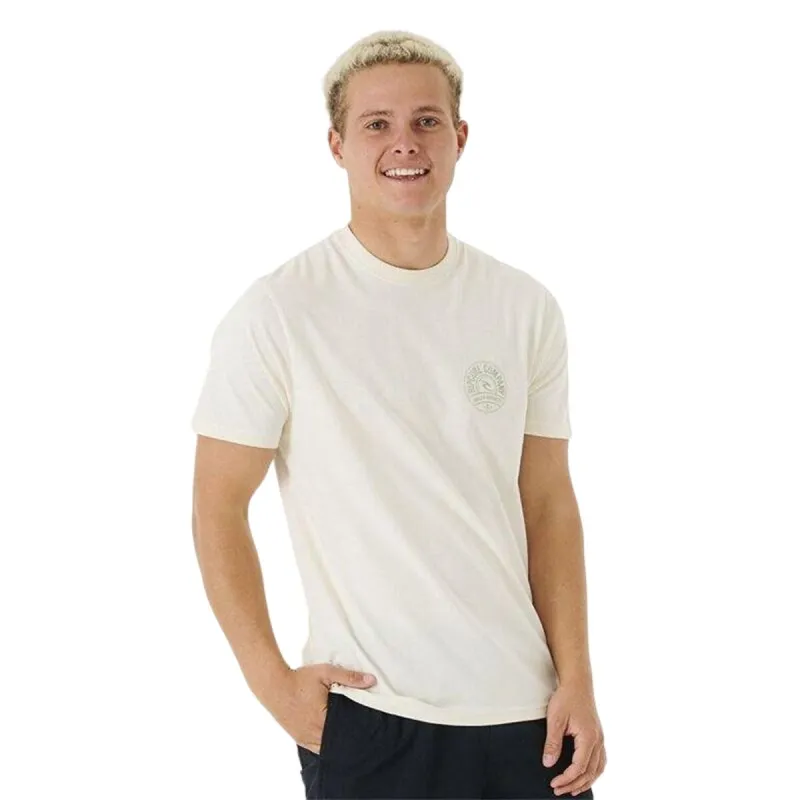 Футболка с коротким рукавом мужская Rip Curl 03PMTE-3021 Белый (XL)