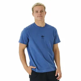 Vīriešu Krekls ar Īsām Piedurknēm Rip Curl 03VMTE-8152 Zils (XL)