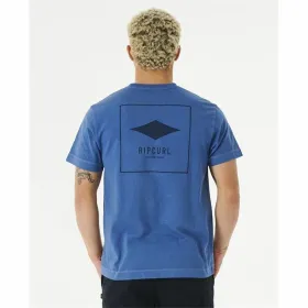 Vīriešu Krekls ar Īsām Piedurknēm Rip Curl 03VMTE-8152 Zils (XL)
