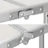 Camping table with 4 chairs Springos CS0035 cream color