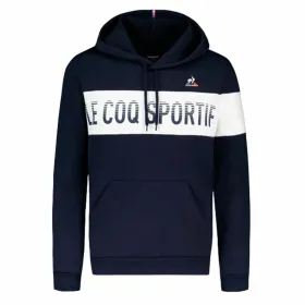 Толстовка с капюшоном мужская Le coq sportif BAH Hoody N°1 M sky Тёмно Синий