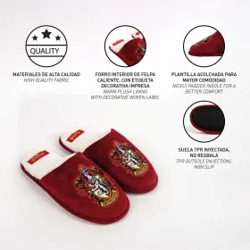 домашними тапочками Harry Potter Gryffindor  Красный