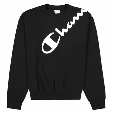 Толстовка без капюшона женская Champion Diagonal  Чёрный
