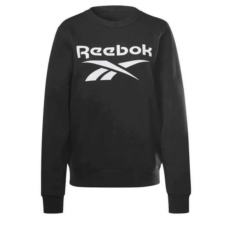 Толстовка без капюшона женская Reebok identity Logo Fleece W Чёрный