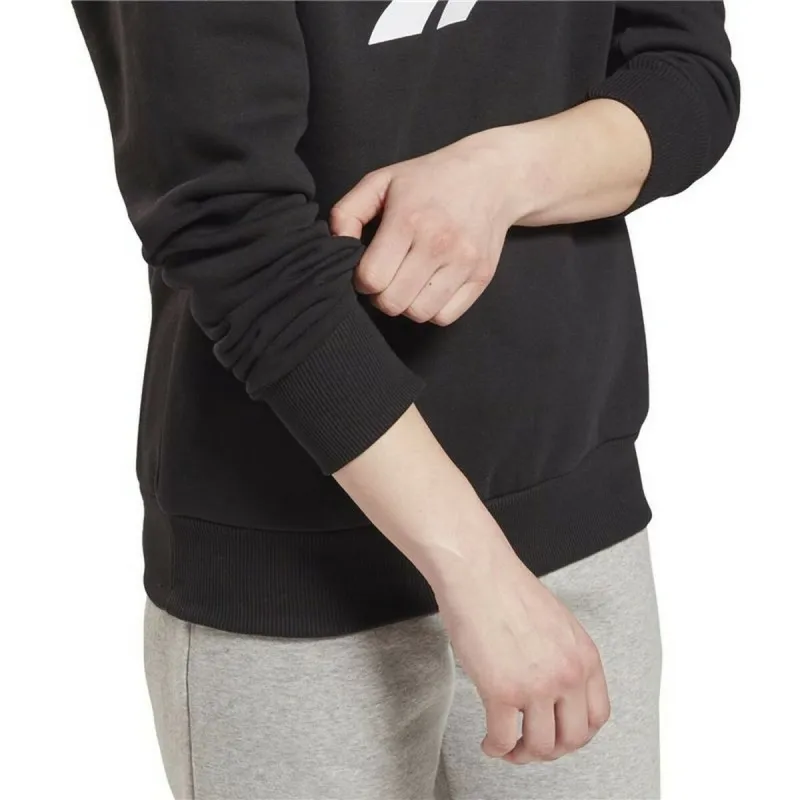 Толстовка без капюшона женская Reebok identity Logo Fleece W Чёрный
