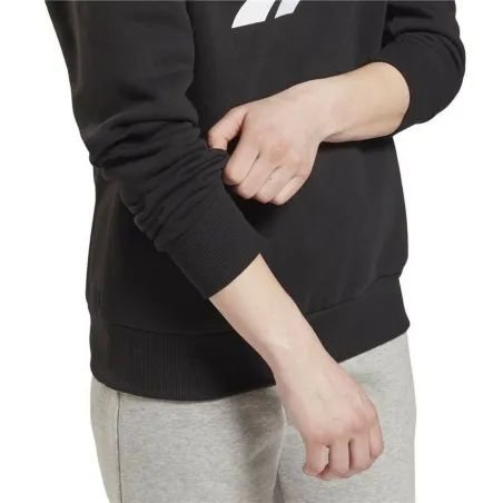 Толстовка без капюшона женская Reebok identity Logo Fleece W Чёрный