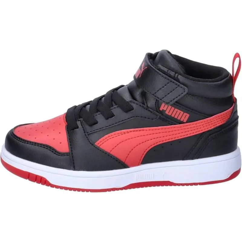 32 pritūpimai Puma Rebound V6 Mid Juoda Raudona