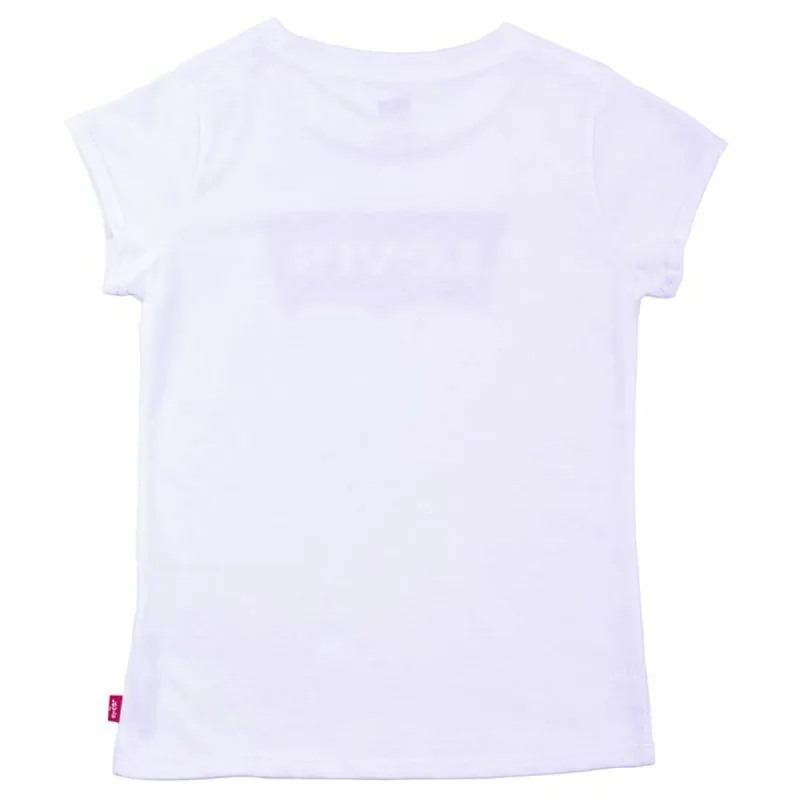 Krekls ar Īsām Piedurknēm Bērniem Levi's Batwing Boys Balts