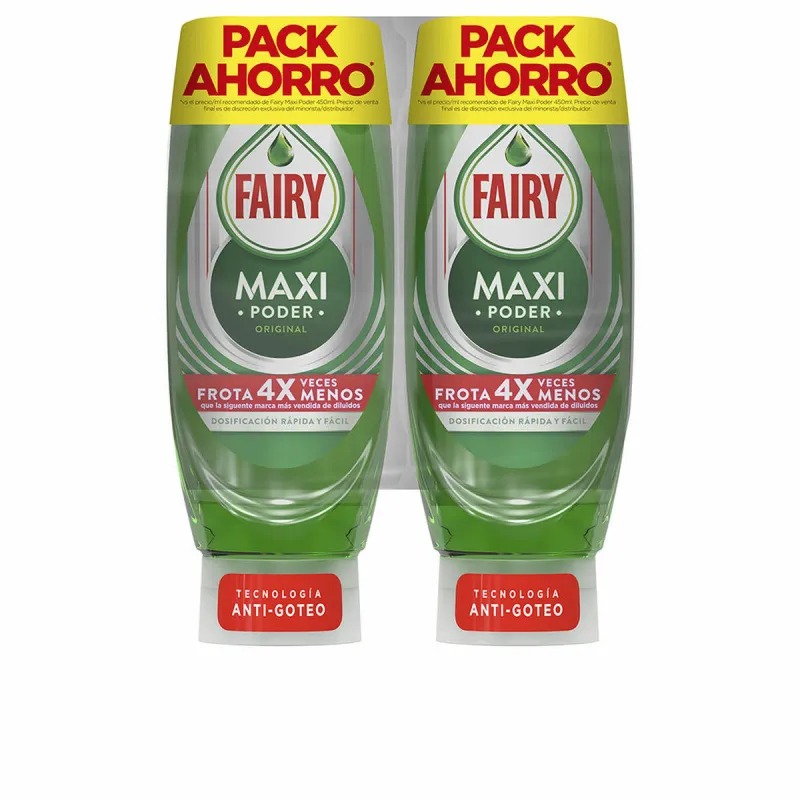 Indų plovimo skystį Fairy MAXI PODER 450 ml 2 vnt.