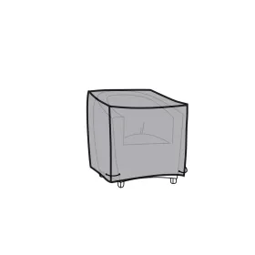 Чехол на стул DKD Home Decor черный темно-серый 100 x 100 x 80 см