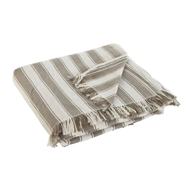Одеяло Home ESPRIT бежевое 230 x 260 см