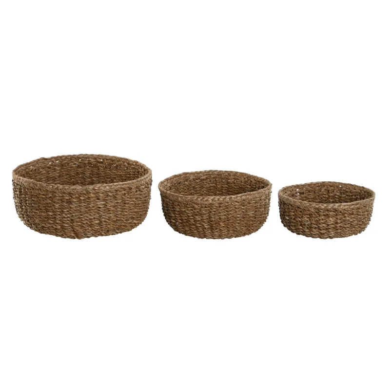 Krepšelių rinkinys namams ESPRIT Natural Natural Fibre Boho 30 x 30 x 13 cm (3 dalys)