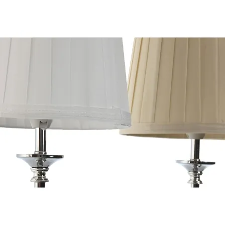 Laualamp Home ESPRIT valge beež metall 25 W 220 V 20 x 20 x 46 cm (2 tk)