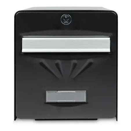 Letterbox Burg-Wachter Black Stainless steel Crystal Galvanised Steel 28 x 36,5 x 31 cm