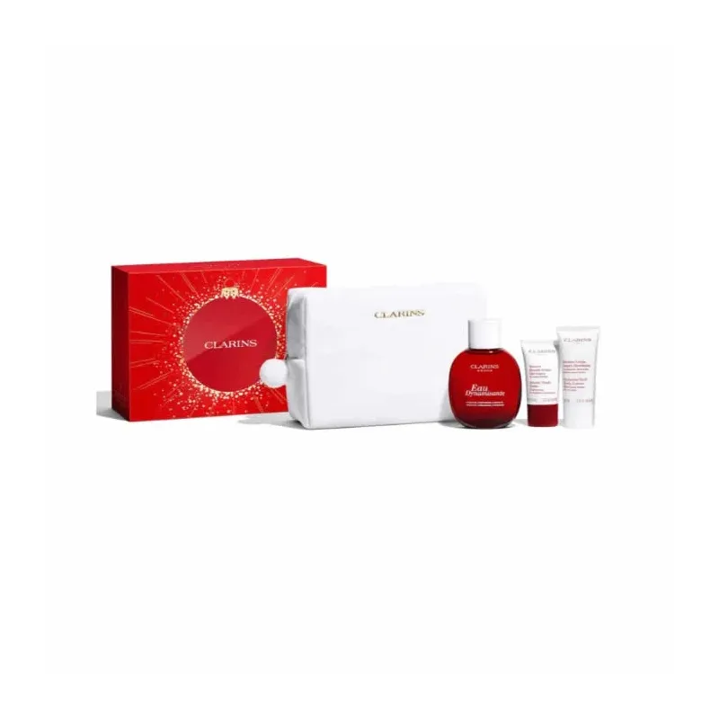 Clarins Eau De Soin Eau Dynamisante 100ml Set 4 Pieces