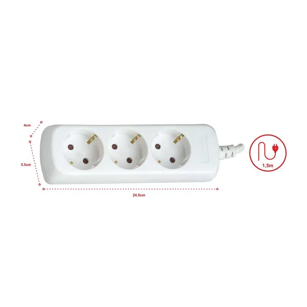 Grandinės plokštė Silver Electronics 9623 Balta