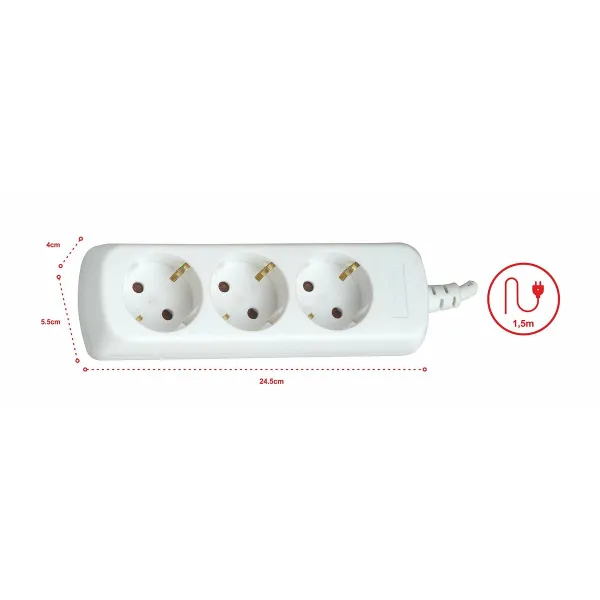 Grandinės plokštė Silver Electronics 9623 Balta