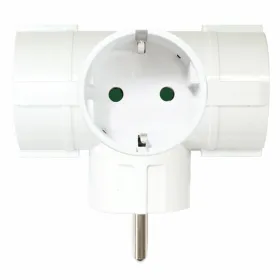 Pistikuadapter Silver Electronics 9153 Valge 220 V 16 A